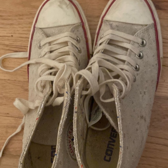 Converse Women’s CT Lux Mid Natural Heeled Sneakers - Picture 3 of 4